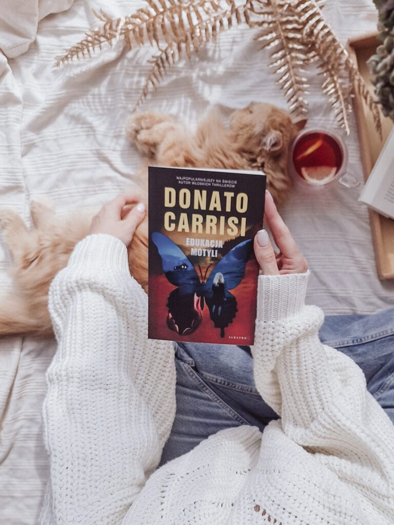 Edukacja motyli Donato Carrisi okładka książki
