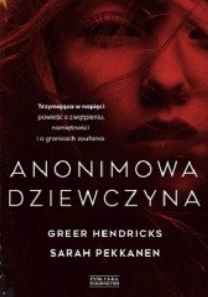 okładka anonimowa dziewczyna