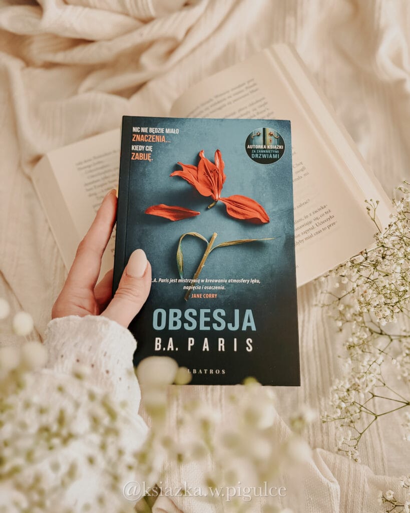 okładka obsesja b. a.  paris